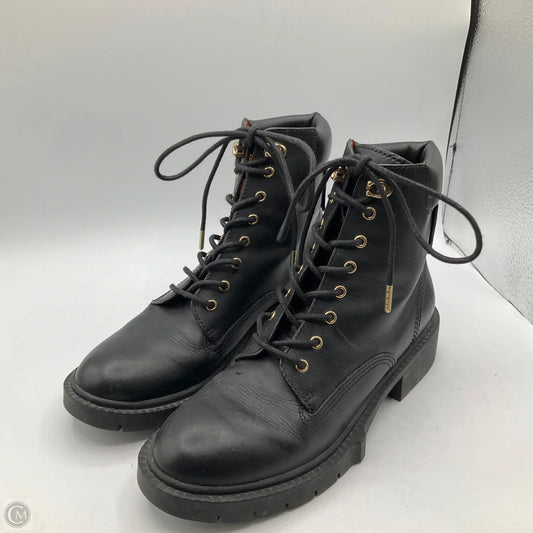 Boots Designer By Coach In Black, Size: 6.5