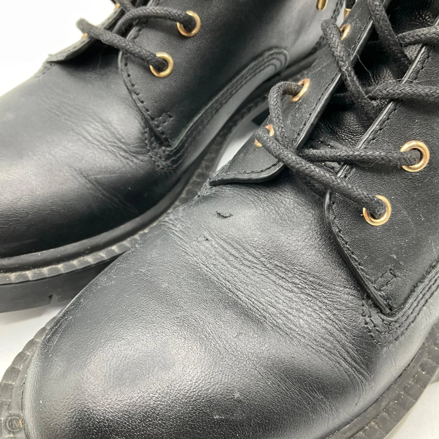 Boots Designer By Coach In Black, Size: 6.5