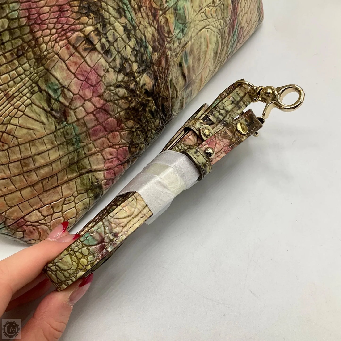 Handbag Designer By Brahmin, Size: Medium