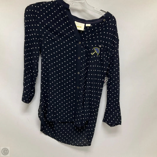 Top 3/4 Sleeve By Maeve In Polkadot Pattern, Size: Xs
