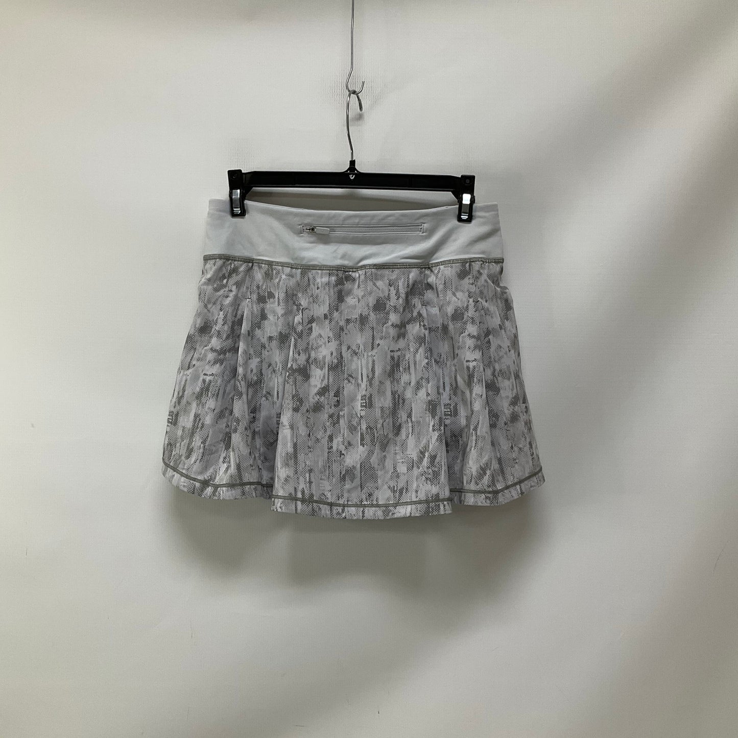 Athletic Skort By Lululemon In Grey, Size: 4