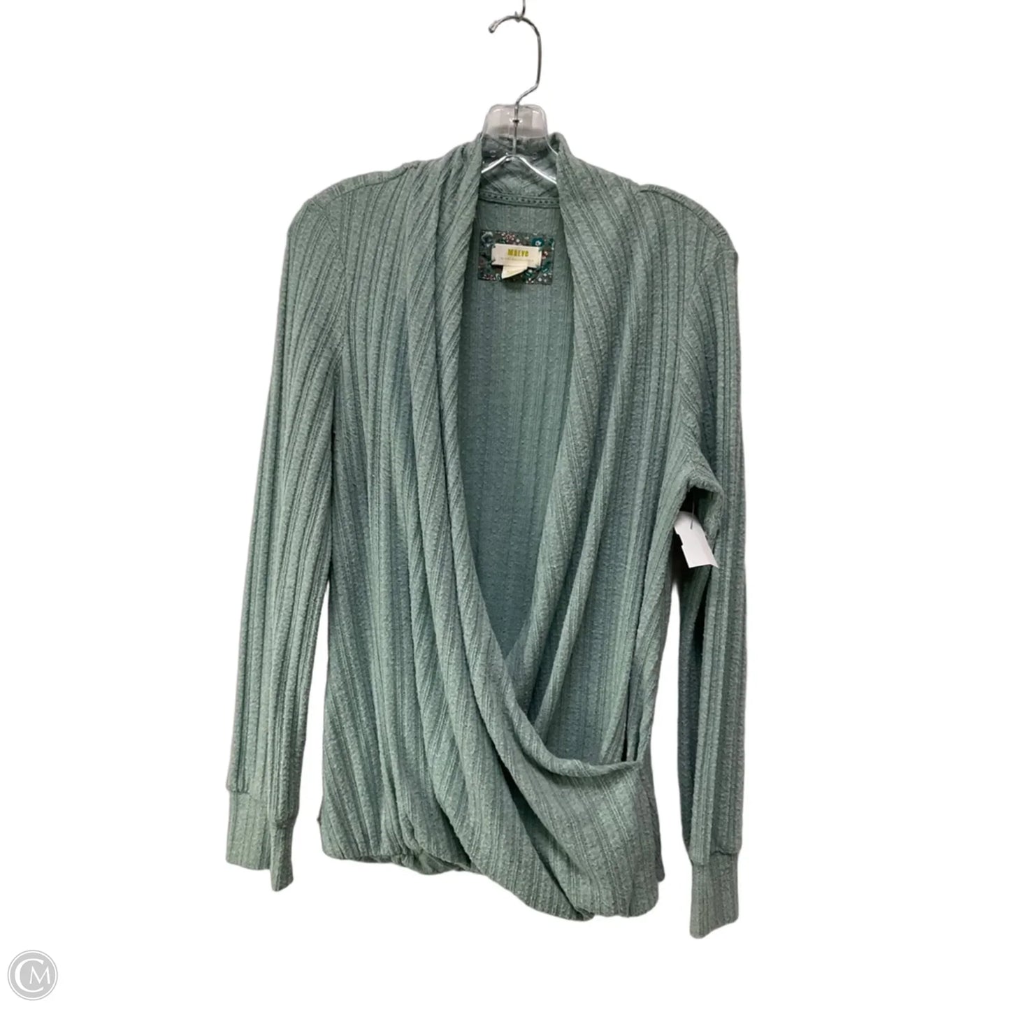 Top Long Sleeve By Maeve In Teal, Size: M