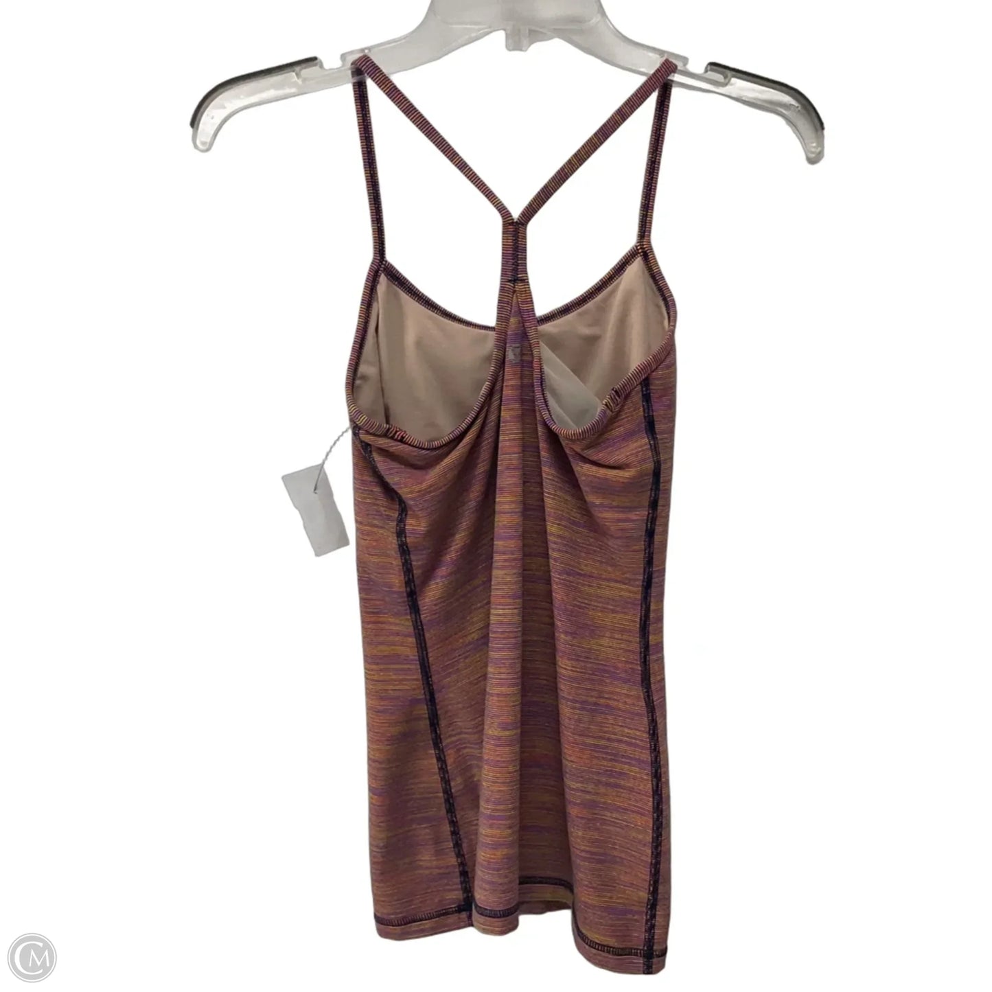 Athletic Tank Top By Lululemon In Striped Pattern, Size: 6