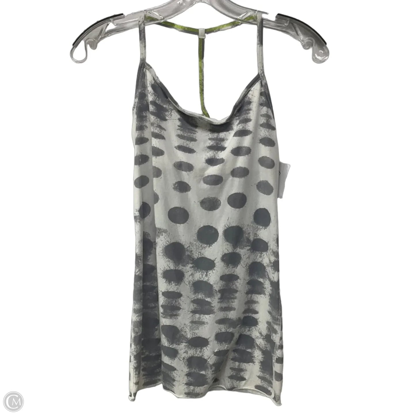 Athletic Tank Top By Lululemon In Grey & White, Size: 6