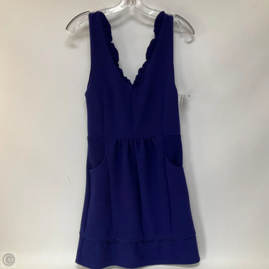 Dress Casual Short By Maeve In Blue, Size: M