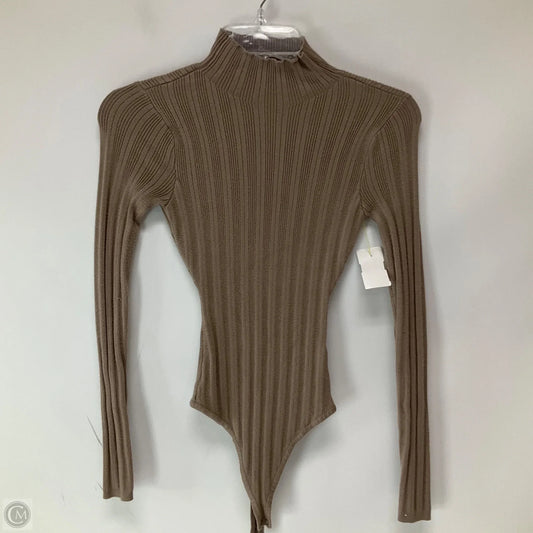 Bodysuit By Abercrombie And Fitch In Brown, Size: Xs