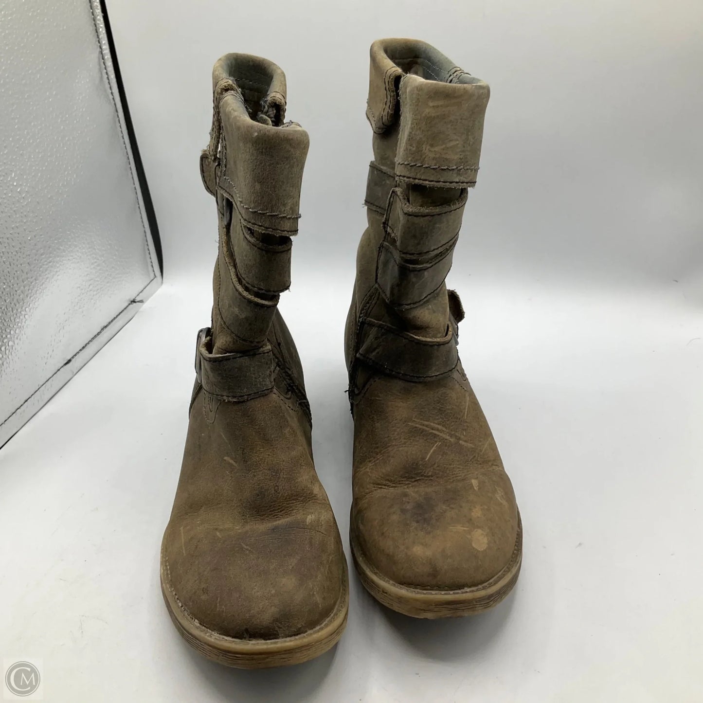 Boots Ankle Flats By Bed Stu In Brown, Size: 8.5