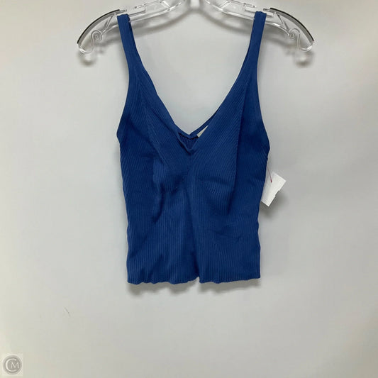 Top Sleeveless By Abercrombie And Fitch In Blue, Size: L