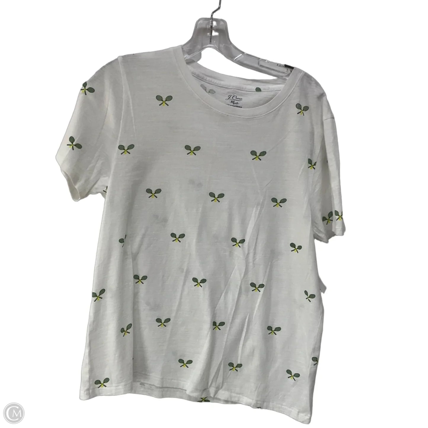 Top Short Sleeve By J. Crew In White, Size: L