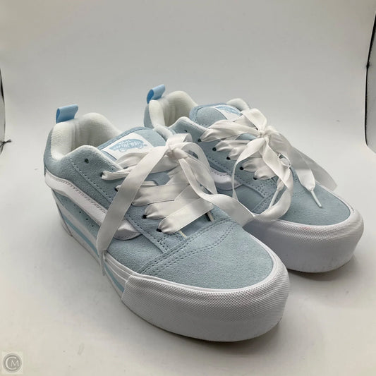 Shoes Sneakers Platform By Vans In Blue, Size: 7