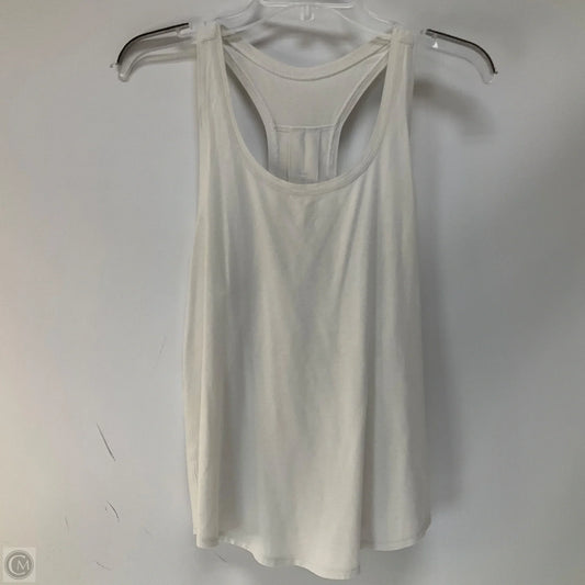 Athletic Tank Top By Lululemon In White, Size: 8