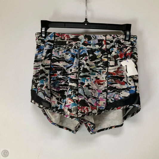 Athletic Shorts By Lululemon In Multi-colored, Size: 4