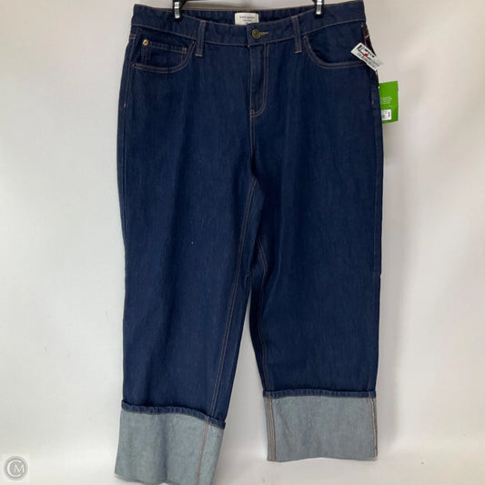 Jeans Designer By Kate Spade In Blue Denim, Size: 12
