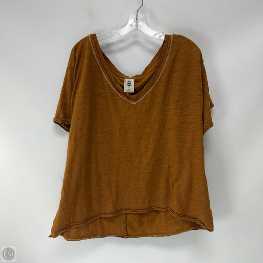 Top Short Sleeve By We The Free In Orange, Size: S