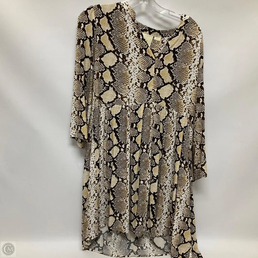 Dress Casual Short By Maeve In Animal Print, Size: S