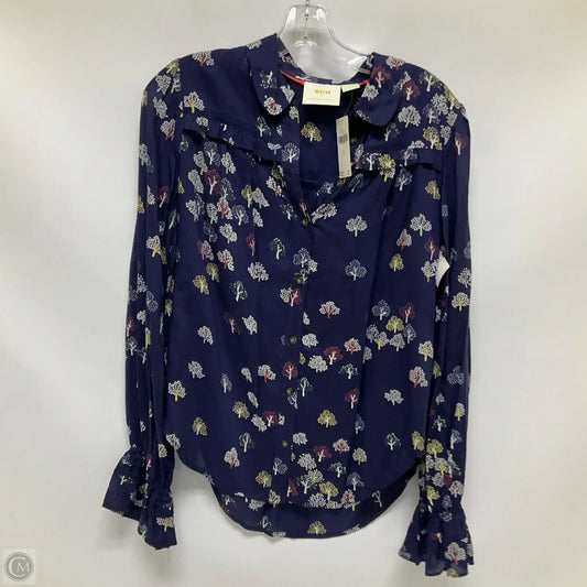 Top Long Sleeve By Maeve In Navy, Size: 8