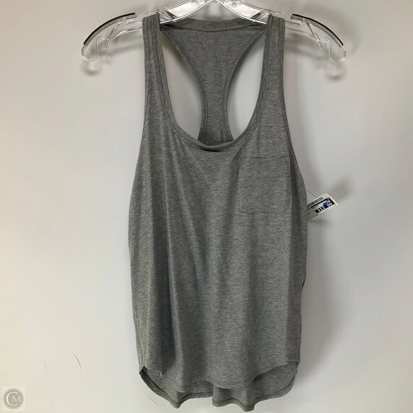 Athletic Tank Top By Lululemon In Grey, Size: 4
