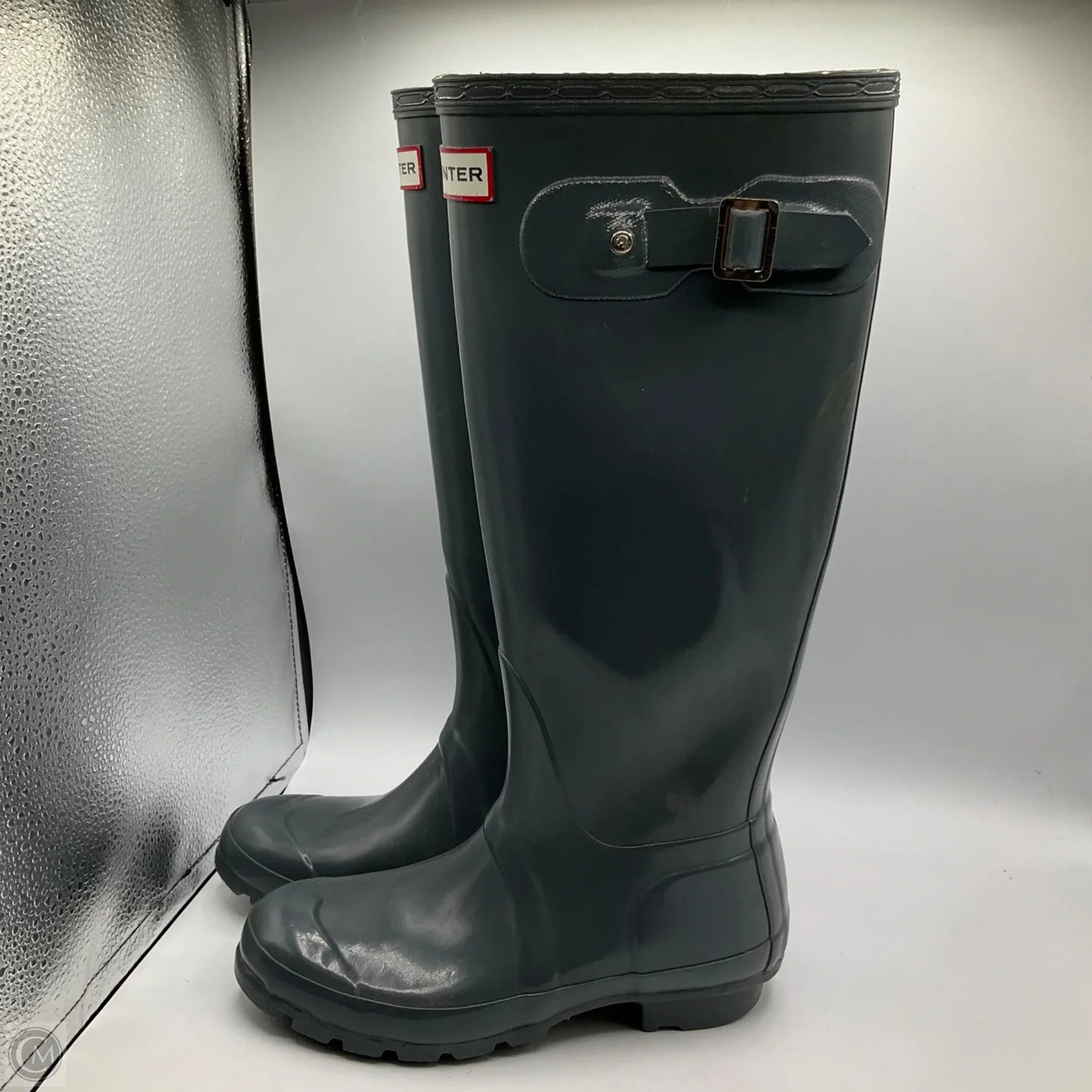 Boots Knee Flats By Hunter In Grey, Size: 5