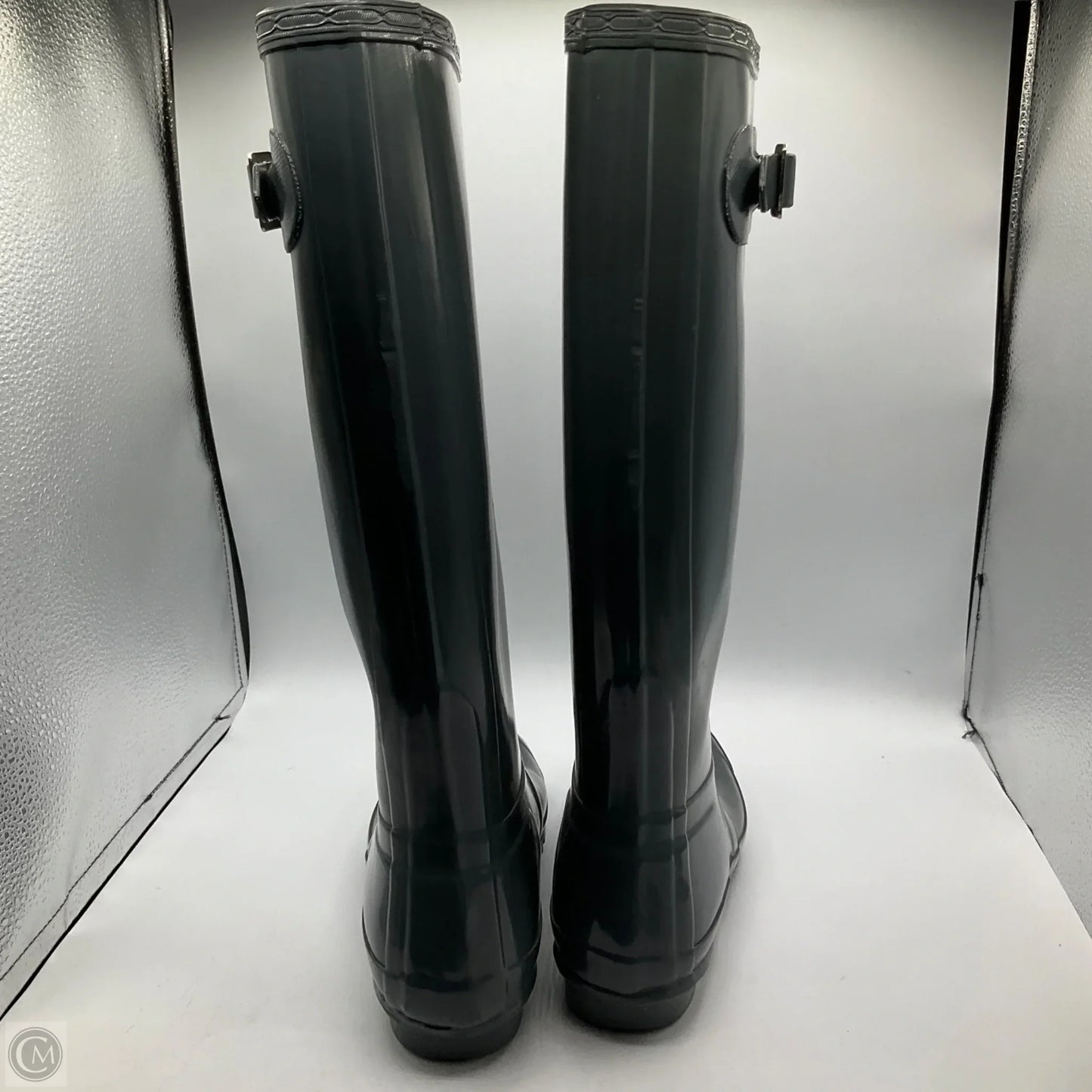 Boots Knee Flats By Hunter In Grey, Size: 5