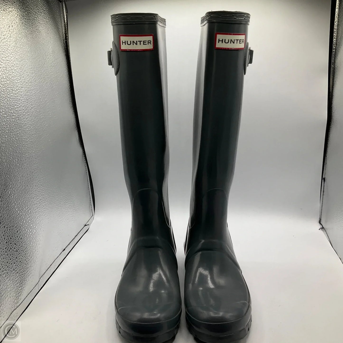 Boots Knee Flats By Hunter In Grey, Size: 5