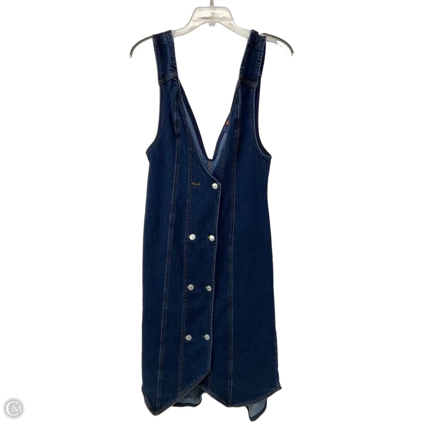 Dress Casual Midi By Pilcro In Blue Denim, Size: 6