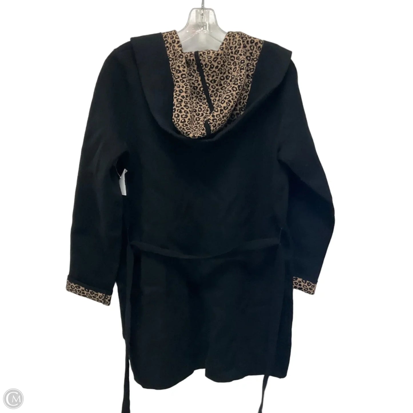 Sweater Cardigan Designer By Halston In Black, Size: M