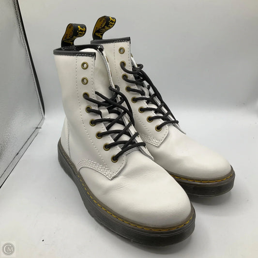 Boots Combat By Dr Martens In White, Size: 10