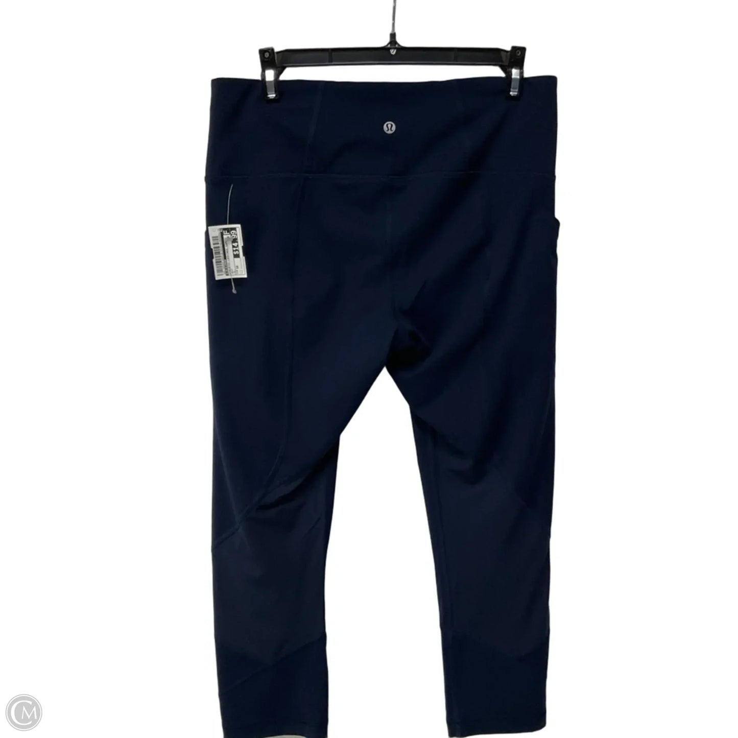 Athletic Leggings Capris By Lululemon In Navy, Size: 10
