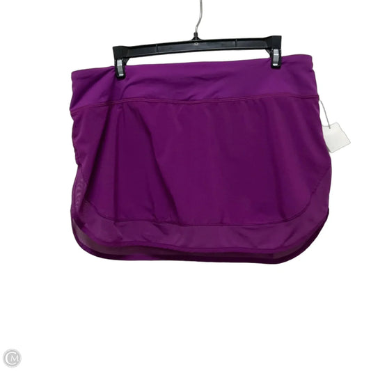 Athletic Skirt By Lululemon In Purple, Size: 10