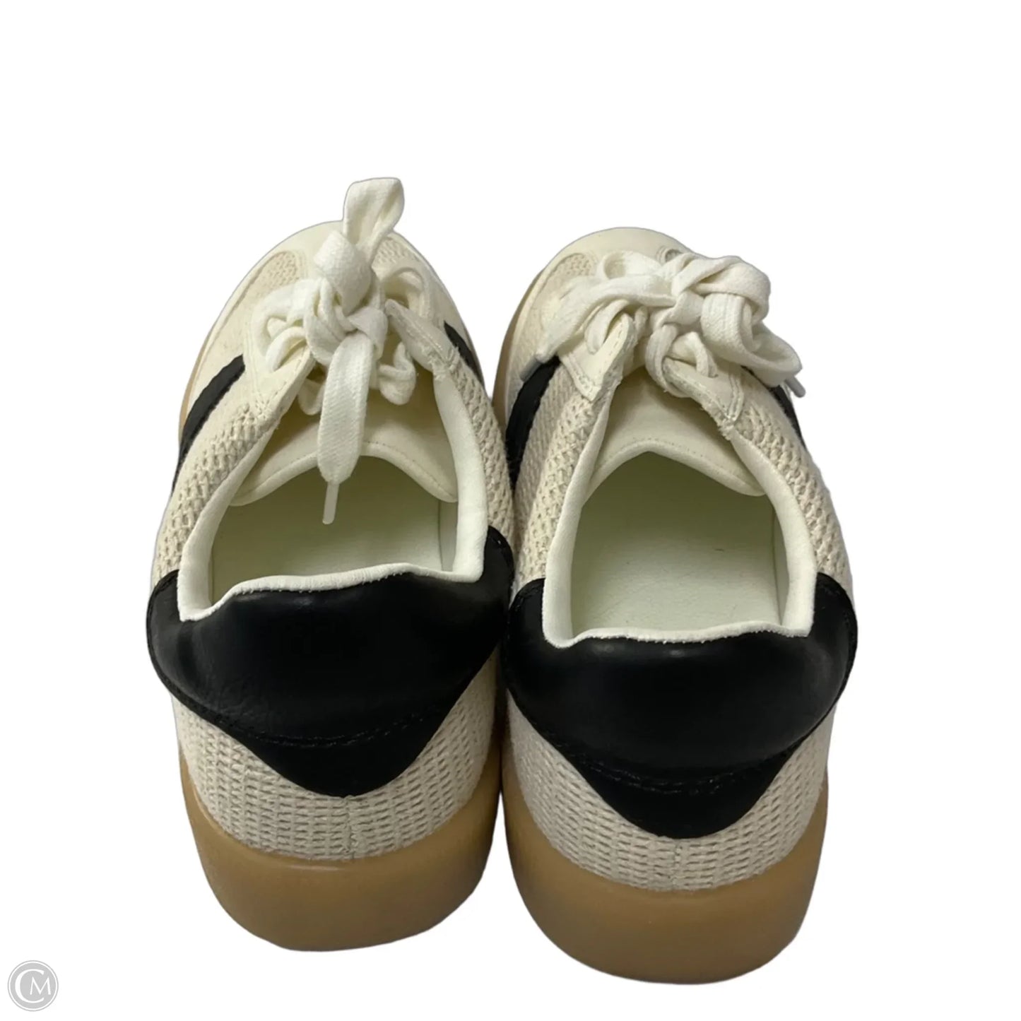 Shoes Sneakers By Mia In Black & Cream, Size: 8.5