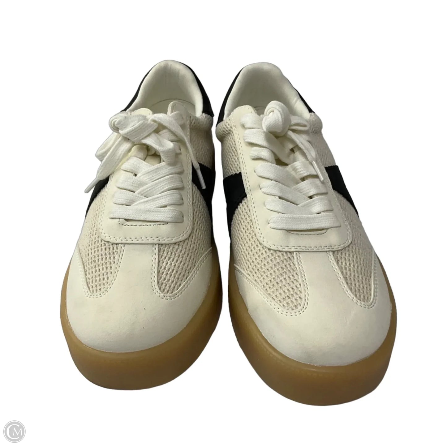 Shoes Sneakers By Mia In Black & Cream, Size: 8.5