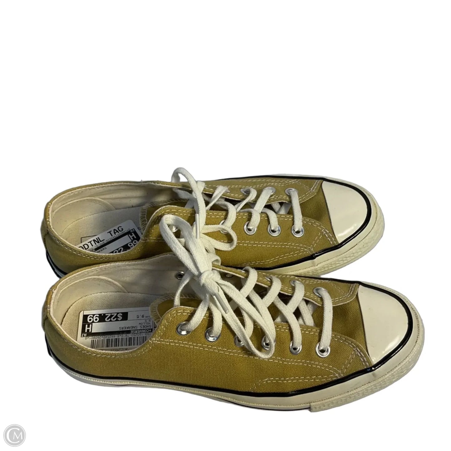 Shoes Sneakers By Converse In Yellow, Size: 9.5