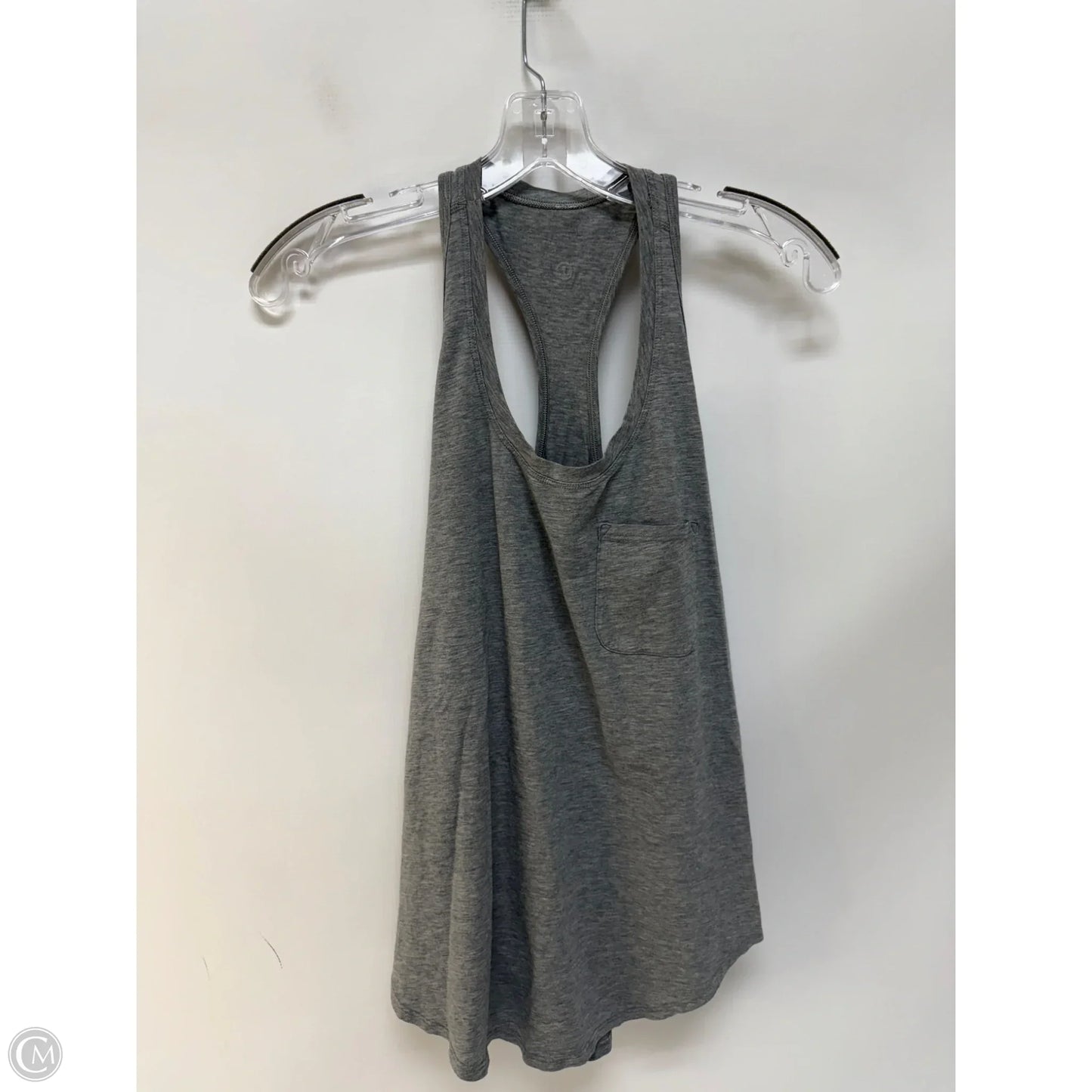 Athletic Tank Top By Lululemon In Grey, Size: 10