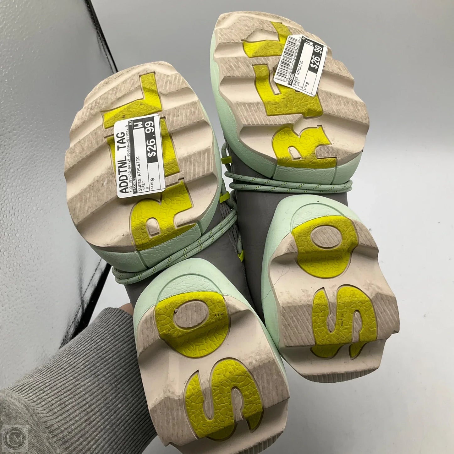 Shoes Athletic By Sorel In Grey, Size: 9