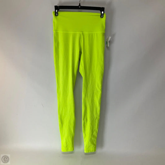 Athletic Leggings By Lululemon In Yellow, Size: 4