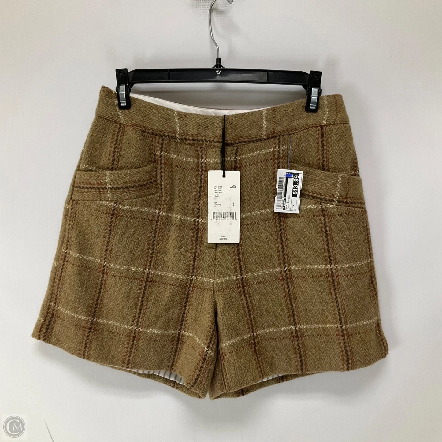 Shorts By A Loves A In Plaid Pattern, Size: 2