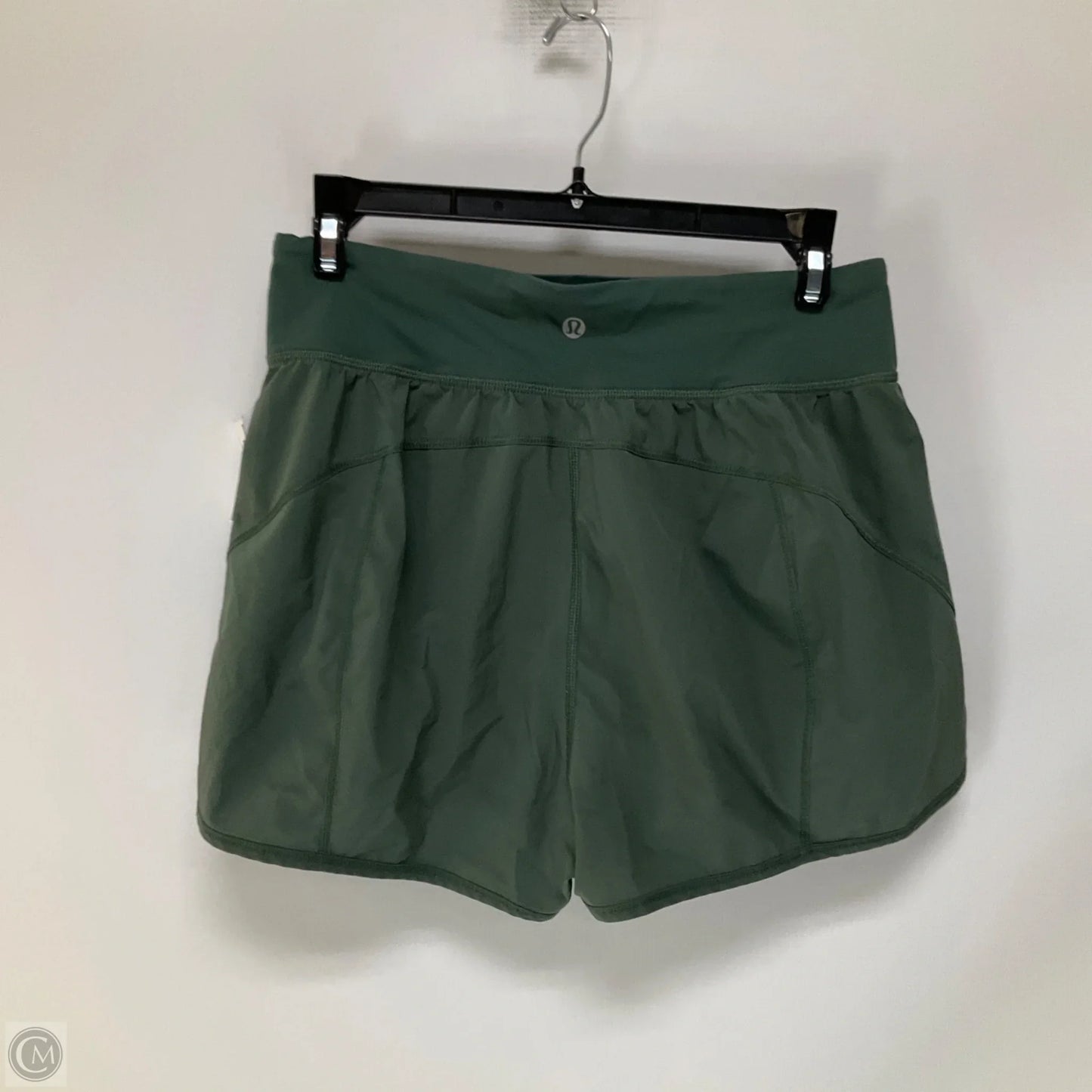 Athletic Shorts By Lululemon In Green, Size: 8