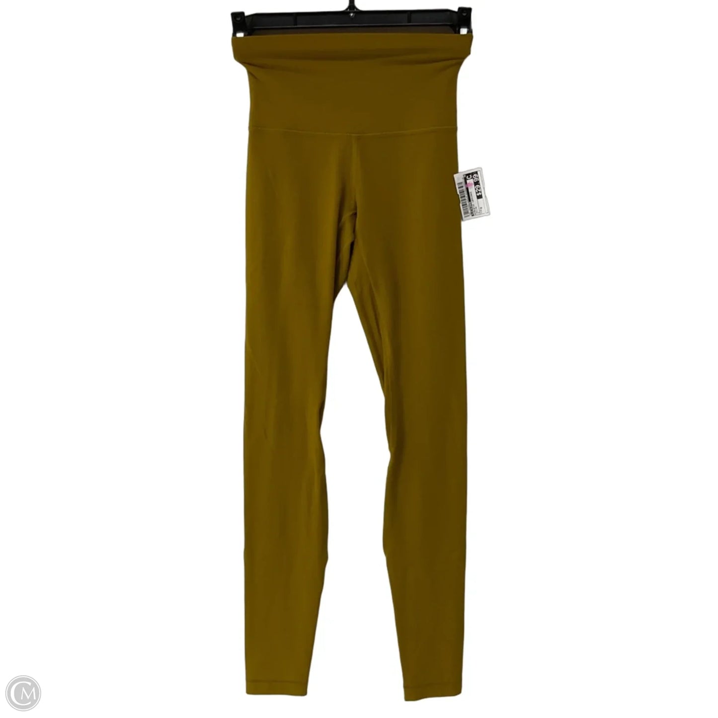 Athletic Leggings By Lululemon In Yellow, Size: 0