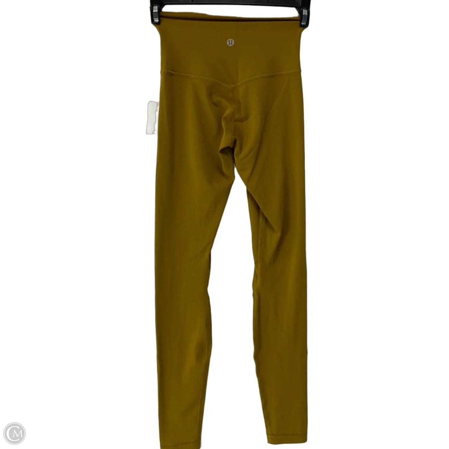 Athletic Leggings By Lululemon In Yellow, Size: 0
