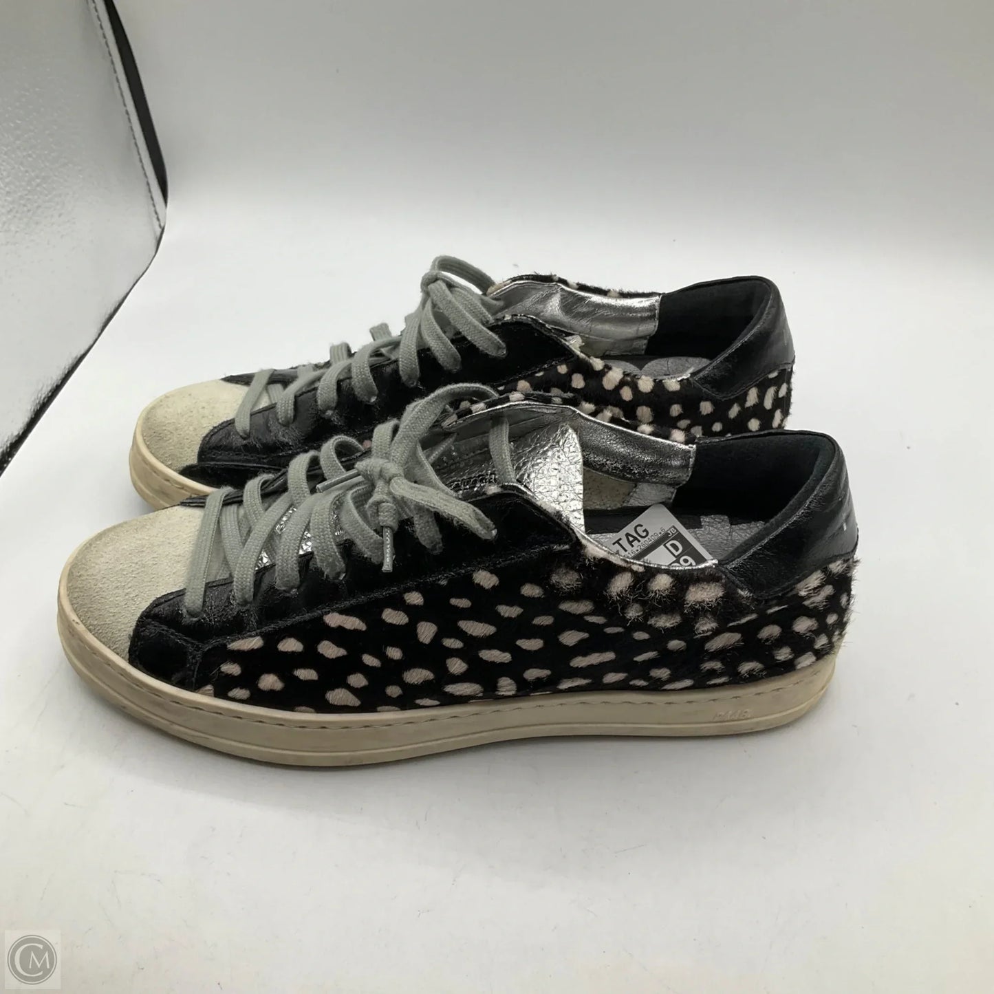 Shoes Sneakers By P448 In Silver, Size: 7.5