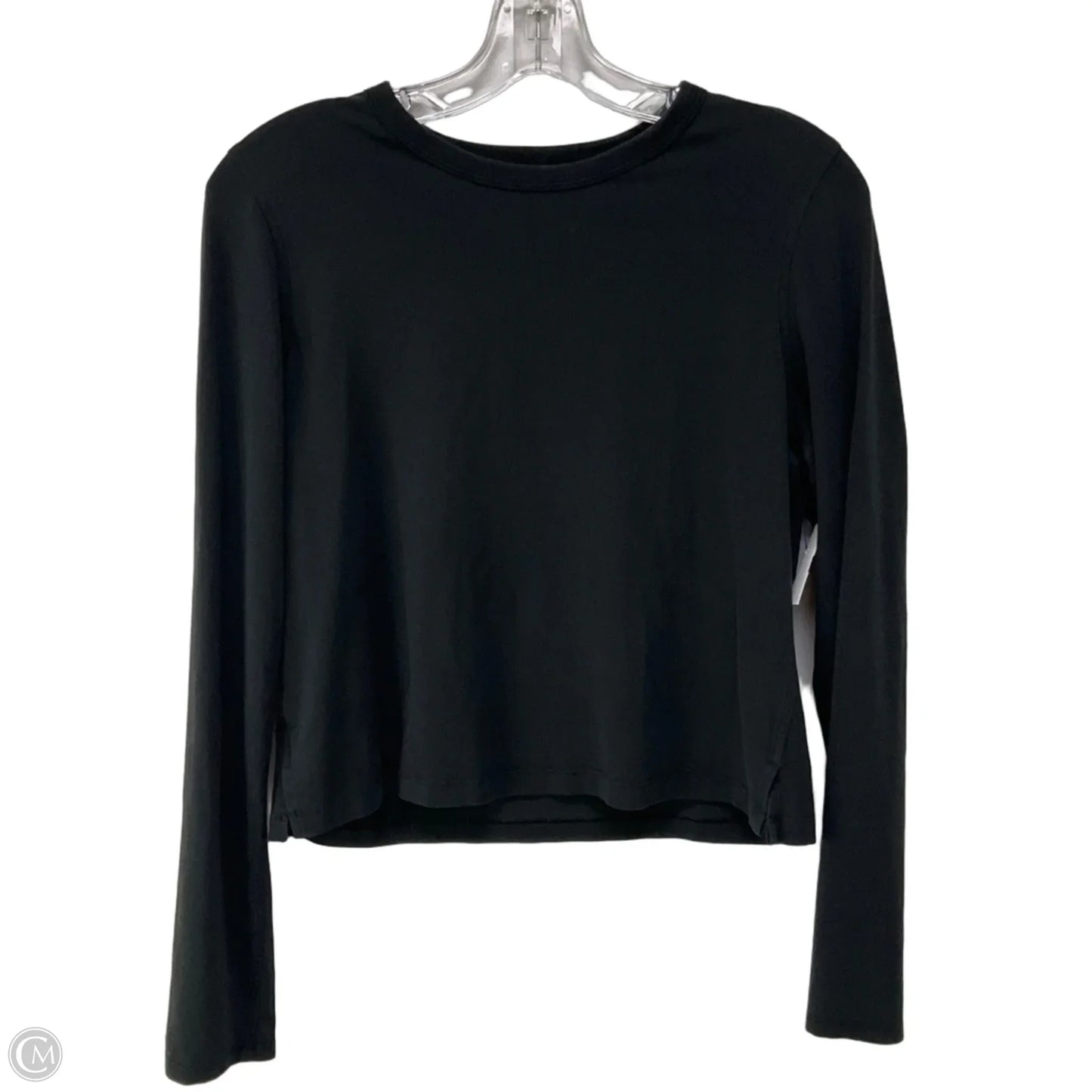 Top Long Sleeve By Lululemon In Black, Size: S