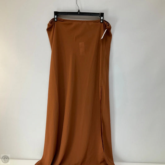 Skirt Maxi By Anthropologie In Brown, Size: M