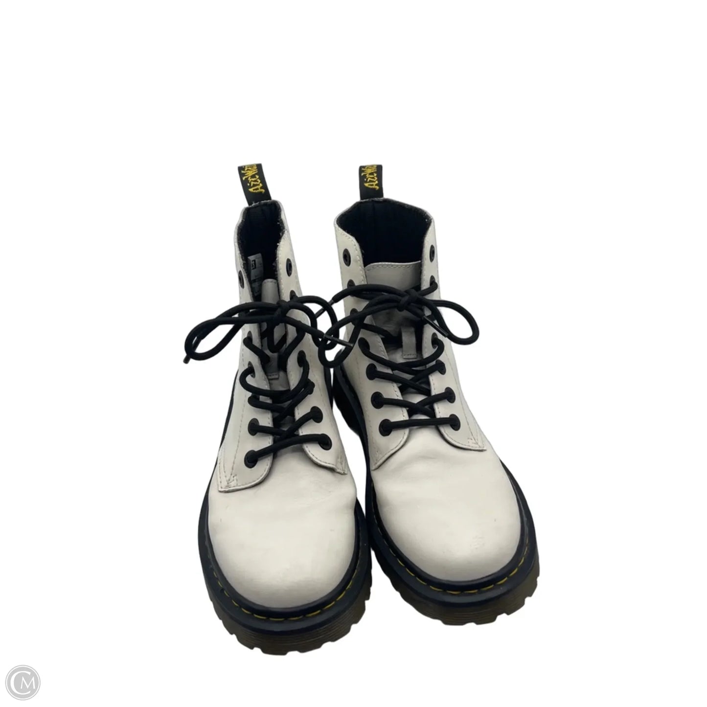 Boots Hiking By Dr Martens In White, Size: 9