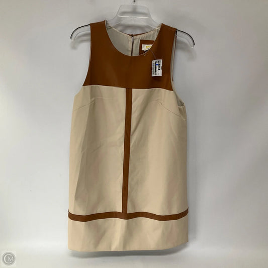 Dress Casual Short By Maeve In Cream & Tan, Size: L