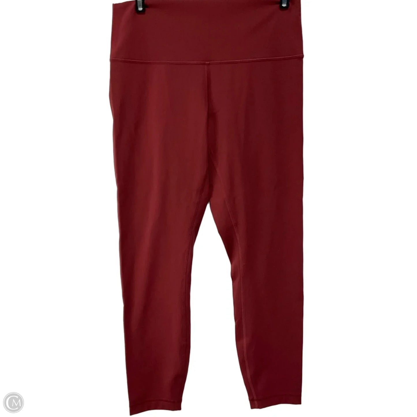 Athletic Leggings By Lululemon In Red, Size: 10
