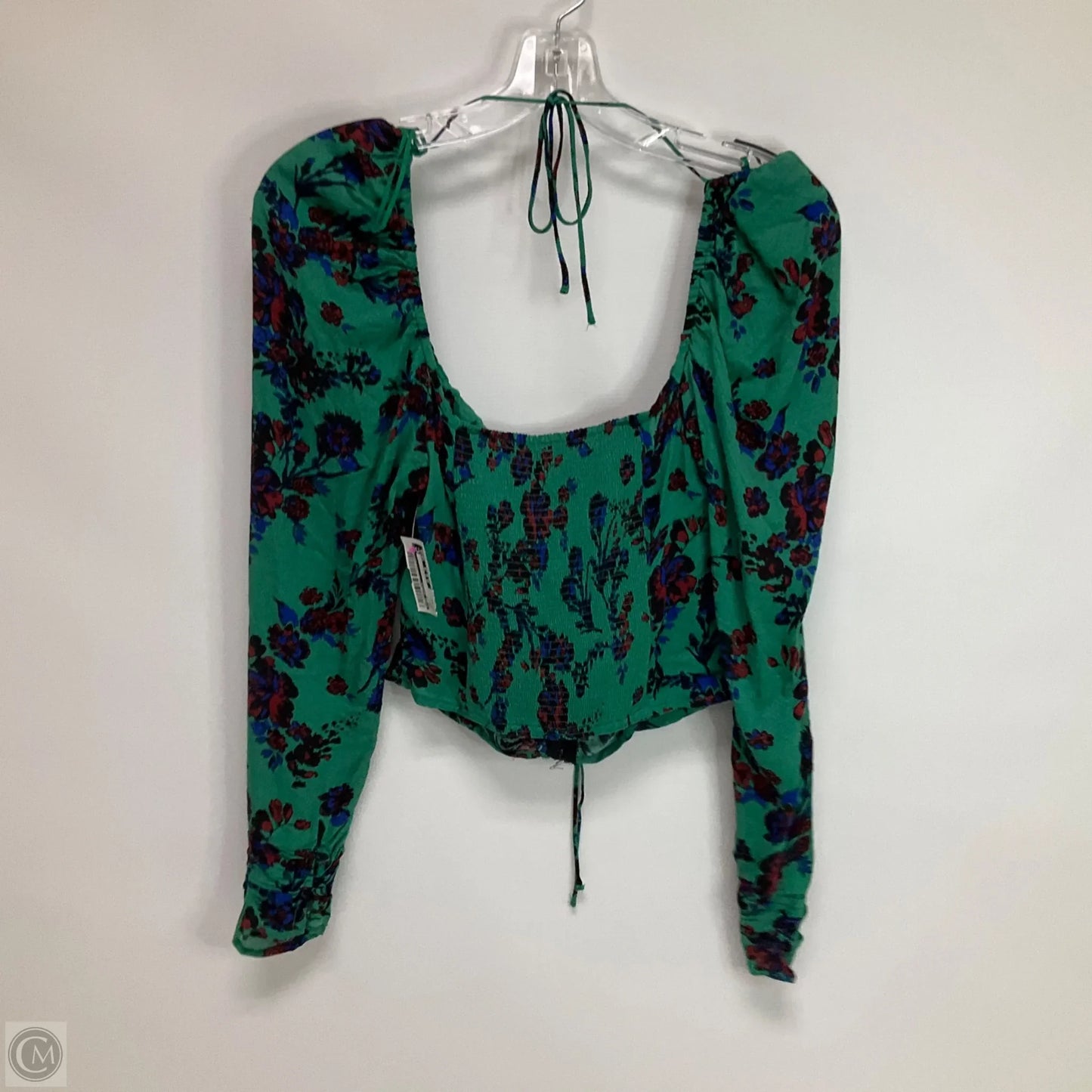 Top Long Sleeve By Free People In Green, Size: Xs