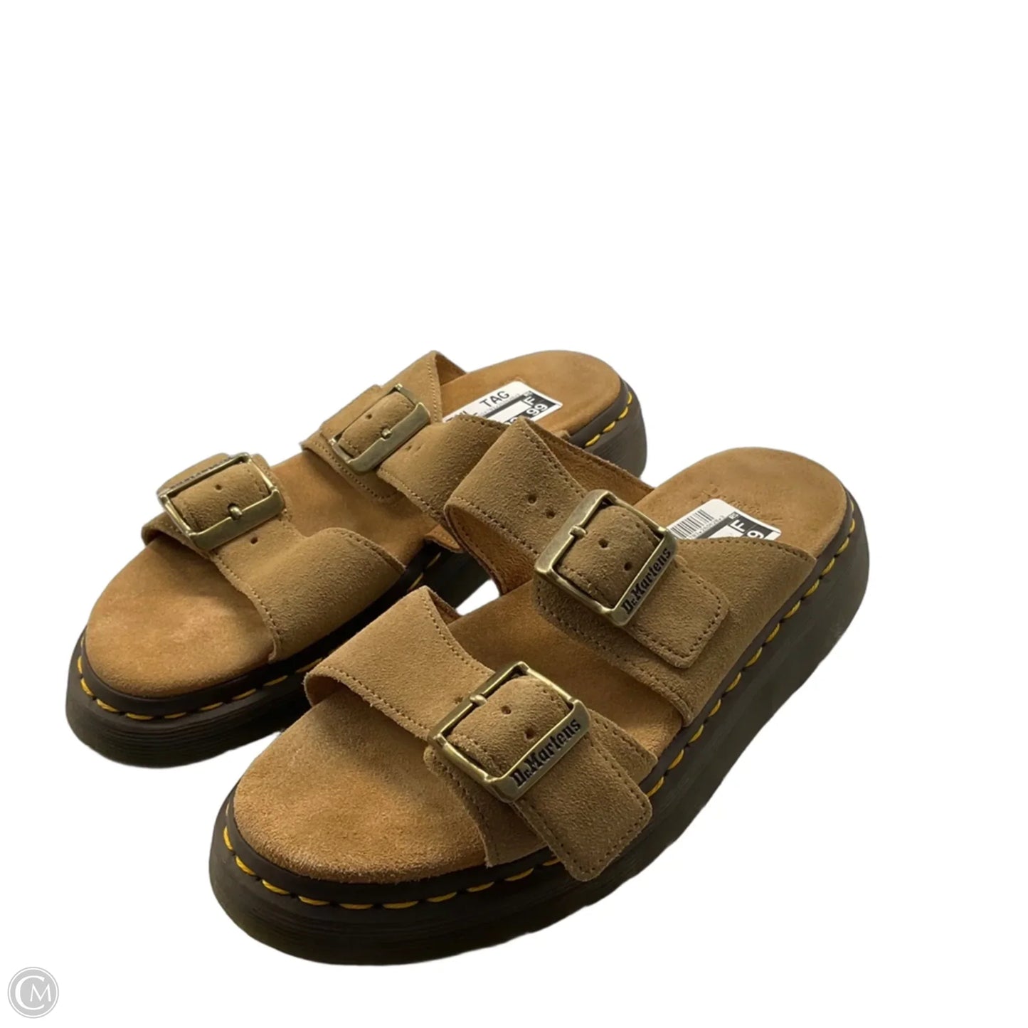 Sandals Flats By Dr Martens In Tan, Size: 7