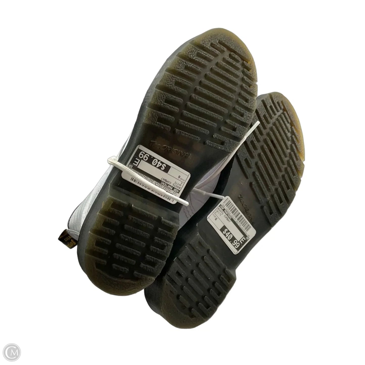 Boots Combat By Dr Martens In White, Size: 6