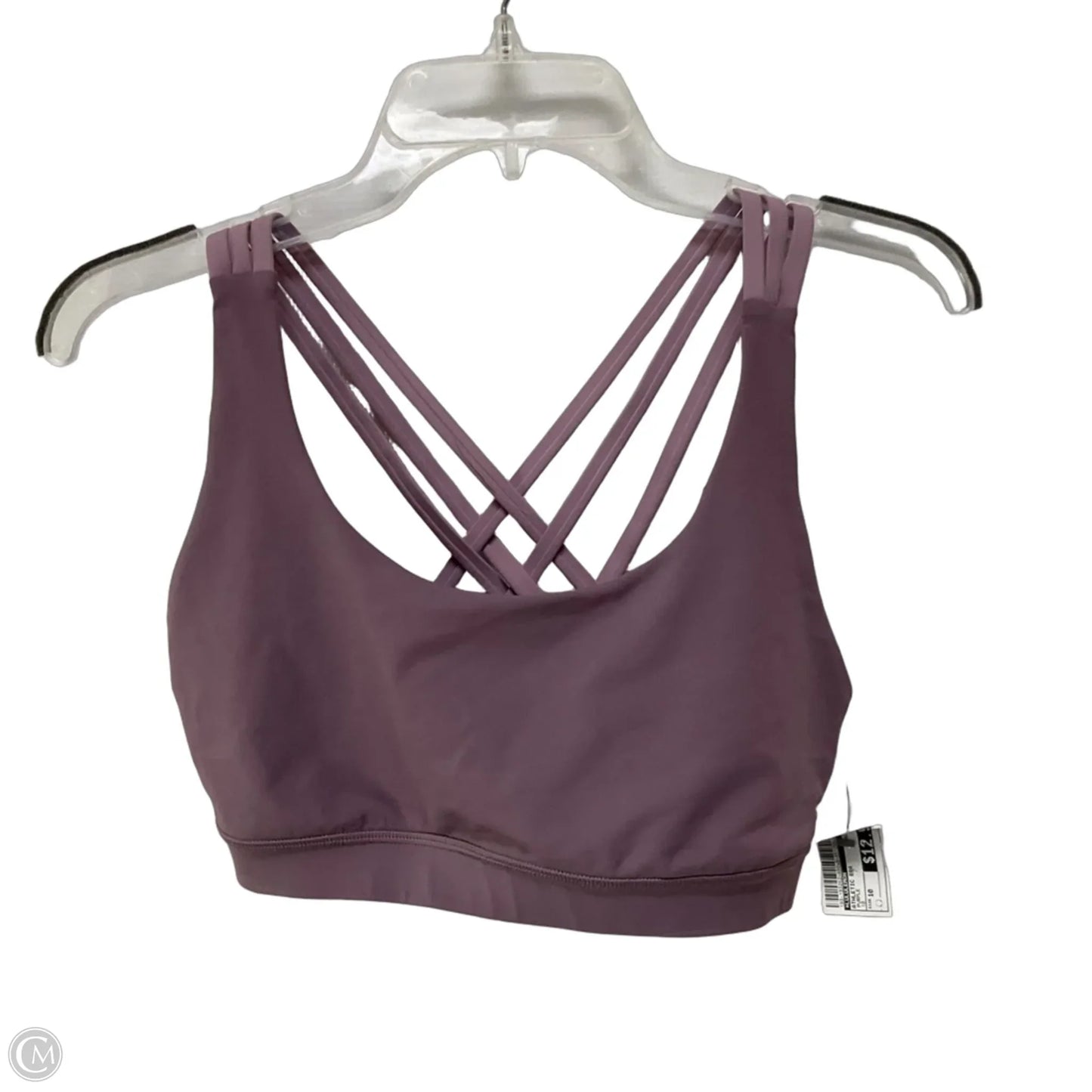 Athletic Bra By Lululemon In Purple, Size: 10