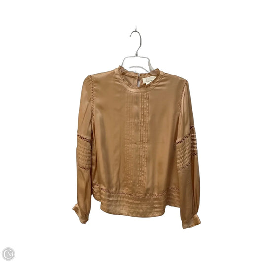 Top Long Sleeve By Anthropologie In Pink, Size: S